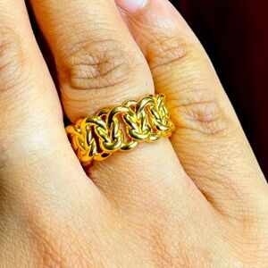 Ross Simons 14K Gold Over Resin Italian Ring